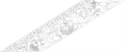 鄉(xiāng)村振興浮雕雕塑原創(chuàng)手繪設(shè)計(jì)稿