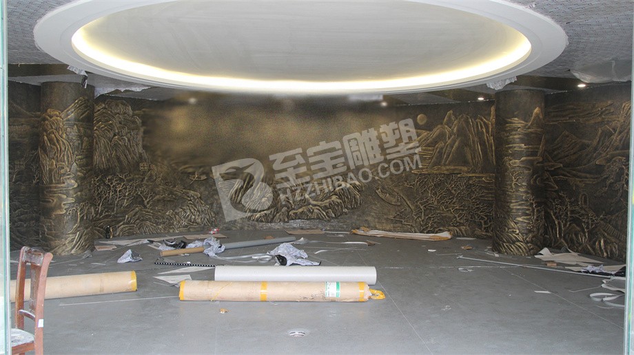 博物館展廳展陳玻璃鋼仿紫銅浮雕玻璃鋼仿鑄銅雕塑圓雕設(shè)計定制